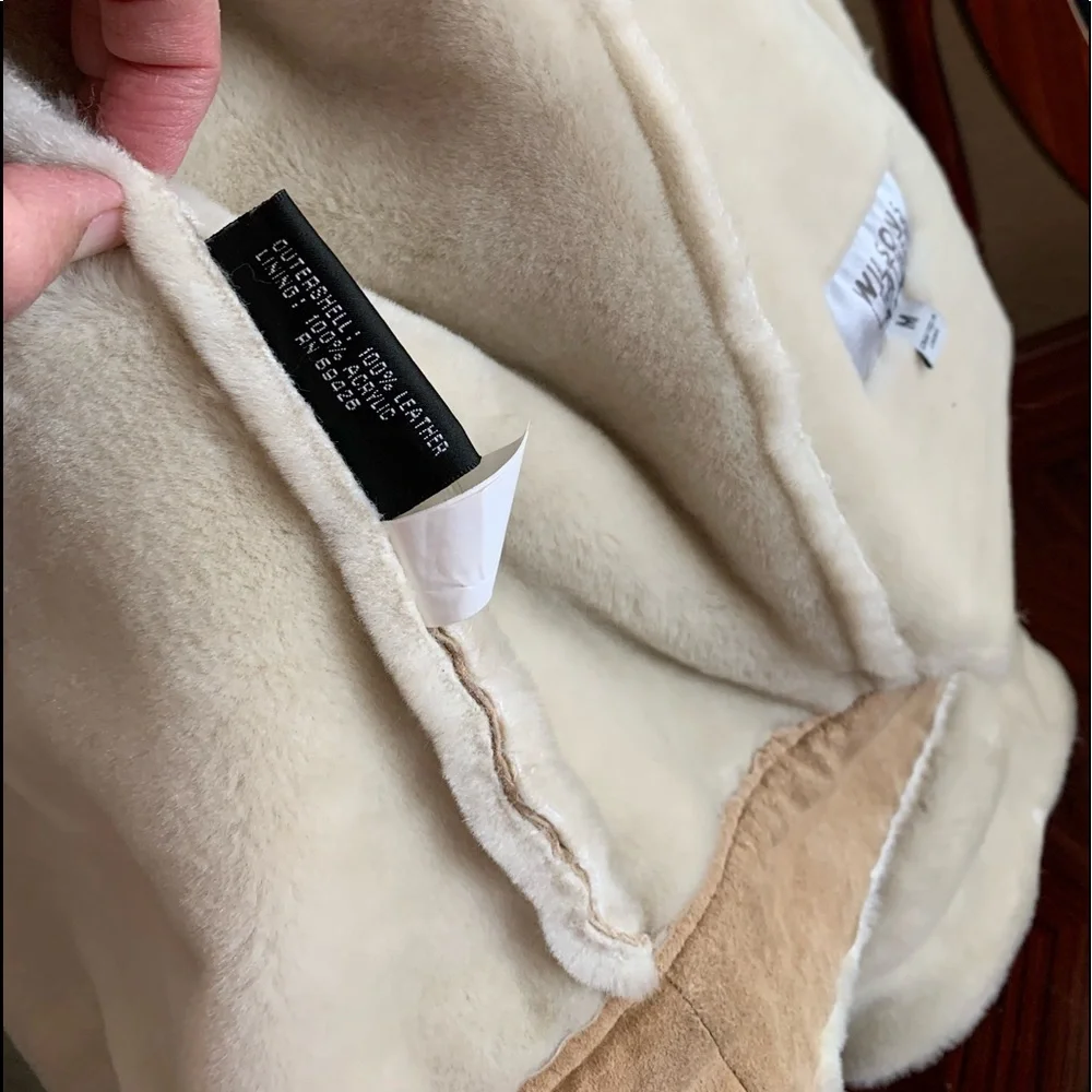 Donating Soon Wilson’s Leather Suede Jacket - Picture 5 of 11